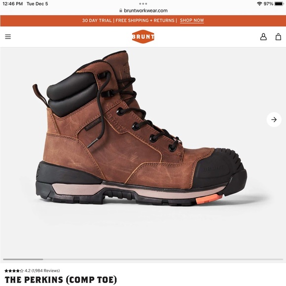 Brunt Shoes Brunt Perkins Work Boot With Safety Toe Poshmark